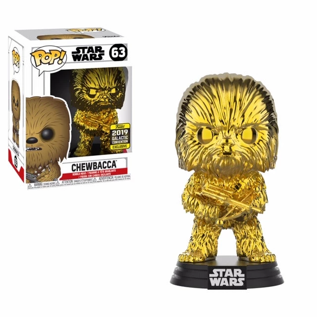 Hobbiestock Collectibles Star Wars 2019 Shared Exclusive: Chewbacca Gold Chrome 3 Hobbiestock Collectibles Star Wars 2019 Shared Exclusive: Chewbacca Gold Chrome