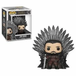 Hobbiestock Collectibles POP Deluxe: GOT S10 - Jon Snow Sitting On Iron Throne