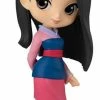 Hobbiestock Collectibles Q Posket Disney Characters- Mulan-(Pastel Color Ver) Figures