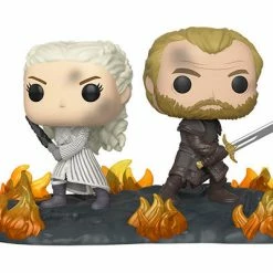 Hobbiestock Collectibles Pop! Moment: Game Of Thrones - Daenerys & Jorah Back To Back W/ Sword