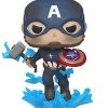 Hobbiestock Collectibles Pop! Marvel: Endgame - Captain America W/ Broken Shield & Mjolnir Funko Pop 1 Hobbiestock Collectibles Pop! Marvel: Endgame - Captain America W/ Broken Shield & Mjolnir Funko Pop
