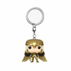 Hobbiestock Collectibles Funko Pop! Keychain: WW84 - Wonder Woman Golden Armor New Arrivals