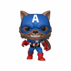 Hobbiestock Collectibles Funko Pop Funkon 2021 Shared Exclusive: Pop! Marvel - Year Of The Shield - Capwolf