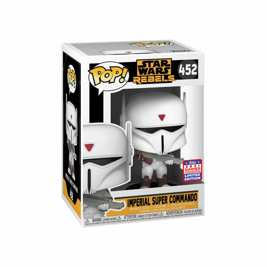 Hobbiestock Collectibles Funkon 2021 Shared Exclusive: Pop! Star Wars - Rebels - Imperial Super Commando Funko Pop 3 Hobbiestock Collectibles Funkon 2021 Shared Exclusive: Pop! Star Wars - Rebels - Imperial Super Commando Funko Pop