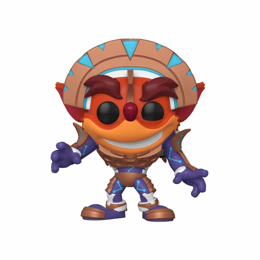 Hobbiestock Collectibles Funkon 2021 Shared Exclusive: Pop! Games - Crash Bandicoot In Mask Armor Funko Pop 4 Hobbiestock Collectibles Funkon 2021 Shared Exclusive: Pop! Games - Crash Bandicoot In Mask Armor Funko Pop