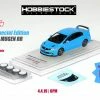 Hobbiestock Collectibles New Arrivals Inno Honda Civic FD2 Mugen RR Light Blue W/ Extra Wheels & Carbon Effect Decals (Philippine Exclusive)