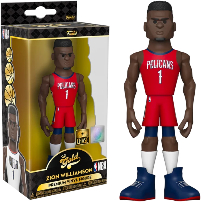Hobbiestock Collectibles Funko Gold 5" Vinyl: Zion Williamson Chase 3 Hobbiestock Collectibles Funko Gold 5" Vinyl: Zion Williamson Chase