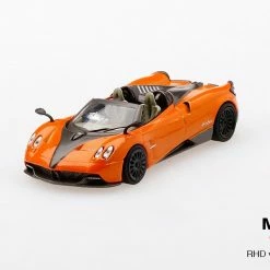 Hobbiestock Collectibles 1/64 Pagani Huayra Roadster Arancio Saint Tropez (RHD) Die Cast Models