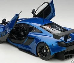 Hobbiestock Collectibles 1/18 Mclaren 650S GT3 (Blue/Black Accent)