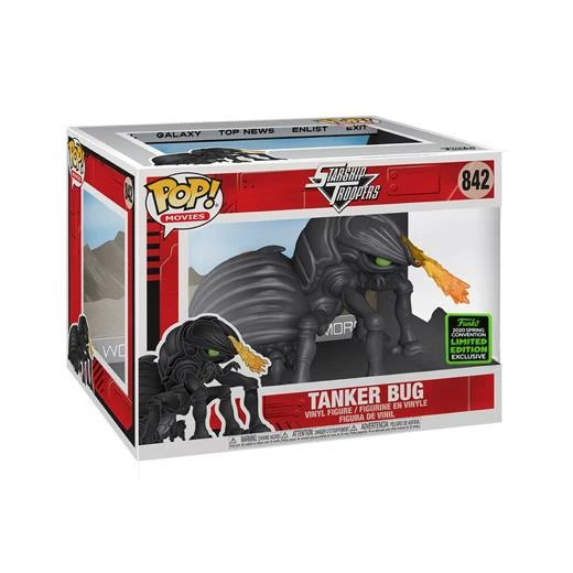 Hobbiestock Collectibles Funko Pop! Movies: 2020 ECCC Funko Shared Exclusive - Starship Troopers - 6" Tanker Bug 4 Hobbiestock Collectibles Funko Pop! Movies: 2020 ECCC Funko Shared Exclusive - Starship Troopers - 6" Tanker Bug