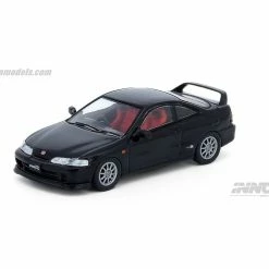 Hobbiestock Collectibles Honda Integra Type R DC2 1996 Black With Extra Wheels & Extra Decals Sheet Die Cast Models