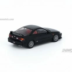 Hobbiestock Collectibles Honda Integra Type R DC2 1996 Black With Extra Wheels & Extra Decals Sheet Die Cast Models