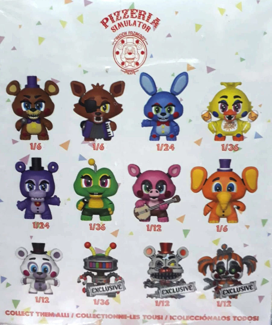 Hobbiestock Collectibles Funko Pop Mystery Mini:FNAF 6-Pizza Sim-12pc PDQ (GS) 3 Hobbiestock Collectibles Funko Pop Mystery Mini:FNAF 6-Pizza Sim-12pc PDQ (GS)