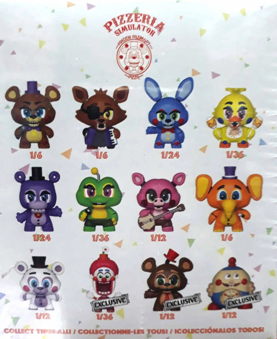 Hobbiestock Collectibles Mystery Mini:FNAF 6-Pizza Sim-12pc PDQ (TGT) 3 Hobbiestock Collectibles Mystery Mini:FNAF 6-Pizza Sim-12pc PDQ (TGT)