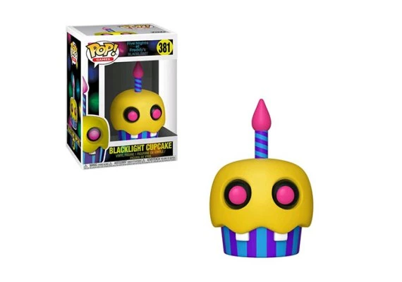 Hobbiestock Collectibles Pop Games: Five Nights At Freddy's Black Light - Cupcake Funko Pop 3 Hobbiestock Collectibles Pop Games: Five Nights At Freddy's Black Light - Cupcake Funko Pop