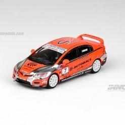 Hobbiestock Collectibles Die Cast Models Honda Civic Type-R FD2 #7 "Autobacks" Mugen Power Cup Civic One Make Race 2012