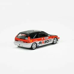 Hobbiestock Collectibles Die Cast Models 1/64 Honda Civic EF3 Gr.A #20 "Razo" Macau Guia Race 1989 (Class Winner)
