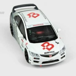 Hobbiestock Collectibles Honda Civic Type-R FD2 #4 "BRIDE" Mugen Power Cup Civic One Make Race 2012