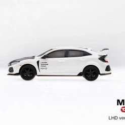 Hobbiestock Collectibles Die Cast Models 1/64 Honda Civic Type R (FK8) Championship White W/ Carbon Kit & TE37 Wheel LHD