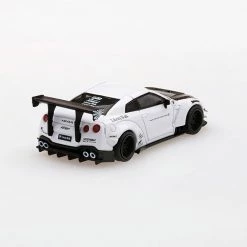 Hobbiestock Collectibles 1/64 LB★WORKS Nissan GT-R R35 Type 2 Rear Wing Ver 3 White LHD New Arrivals