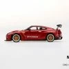 Hobbiestock Collectibles 1/64 Pandem Nissan GT-R R35 GT Wing Lava Red (RHD) Die Cast Models