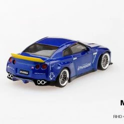 Hobbiestock Collectibles Die Cast Models 1/64 Pandem Nissan GT-R R35 Ducktail Velocity Blue (RHD)