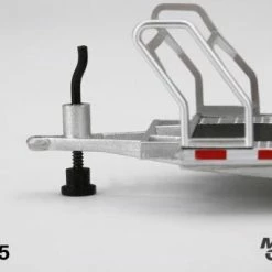 Hobbiestock Collectibles Mini GT 1/64 Car Hauler Trailer Type A Silver