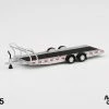 Hobbiestock Collectibles Mini GT 1/64 Car Hauler Trailer Type A Silver