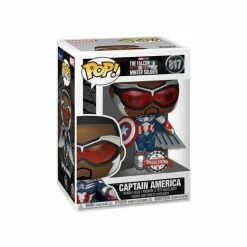 Hobbiestock Collectibles Funko Pop! Marvel: The Falcon And The Winter Soldier - Captain America Flying (Special Edition)