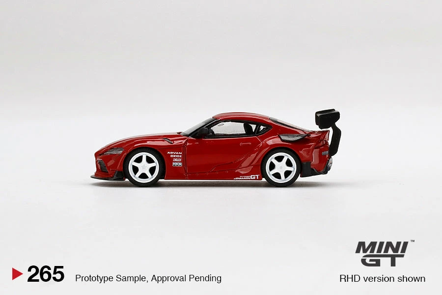 Hobbiestock Collectibles Mini GT 1/64 HKS Toyota GR Supra Renaissance Red (RHD) 4 Hobbiestock Collectibles Mini GT 1/64 HKS Toyota GR Supra Renaissance Red (RHD)
