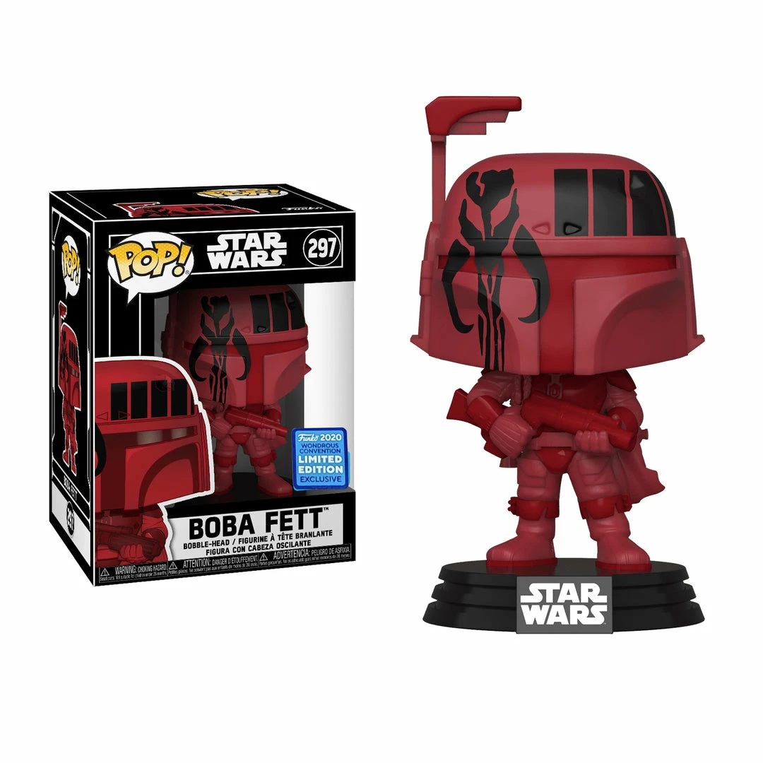 Hobbiestock Collectibles Funko Pop! Movies: Wondercon 2020 Funko Shared Exclusive: Star Wars: Boba Fett With Pop! Stack 3 Hobbiestock Collectibles Funko Pop! Movies: Wondercon 2020 Funko Shared Exclusive: Star Wars: Boba Fett With Pop! Stack