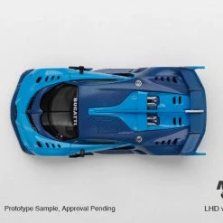 Hobbiestock Collectibles Mini GT 1/64 Bugatti Vision Gran Turismo Light Blue (LHD)