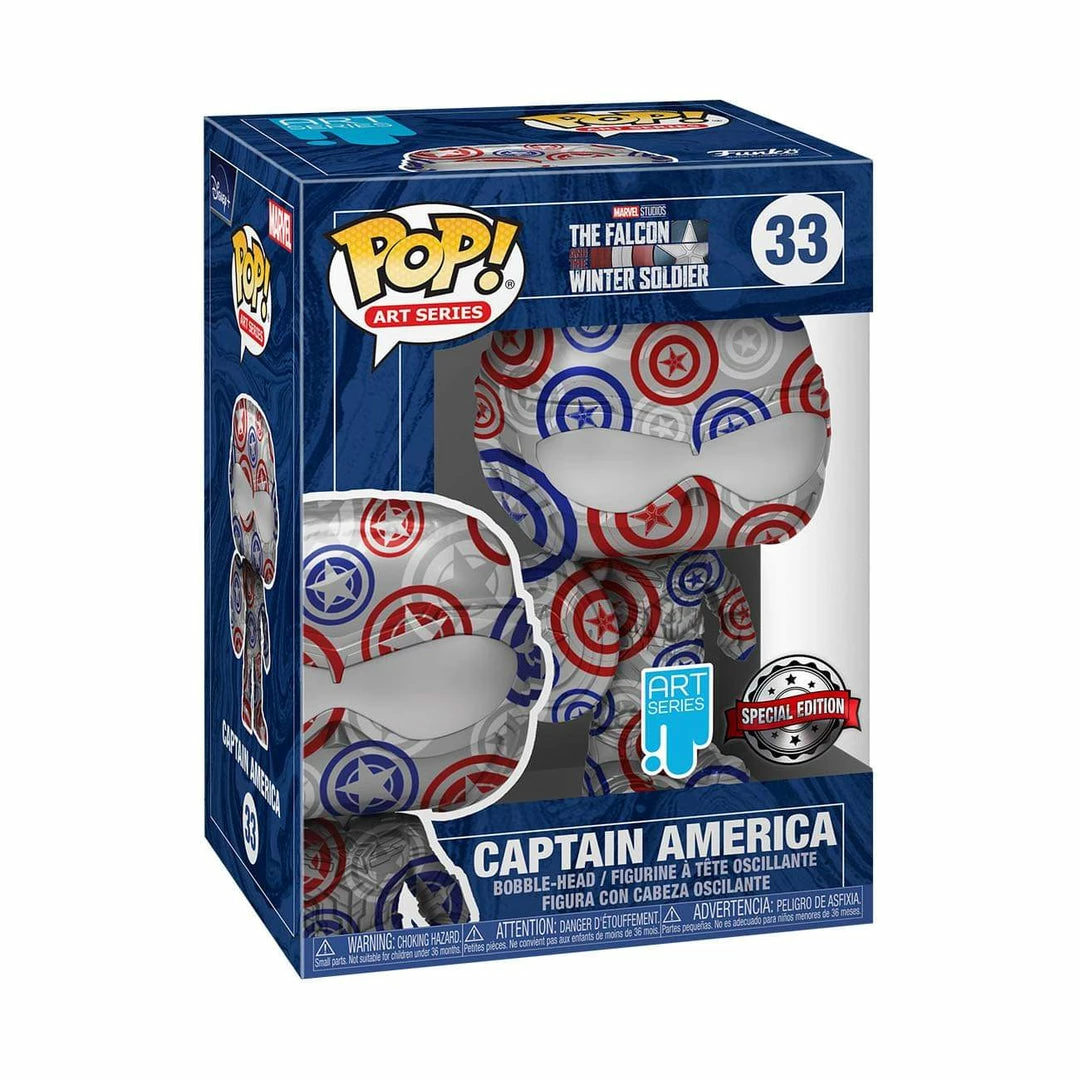 Hobbiestock Collectibles Funko Pop! Artist Series: Patriotic Age - Captain America (Special Edition) 3 Hobbiestock Collectibles Funko Pop! Artist Series: Patriotic Age - Captain America (Special Edition)