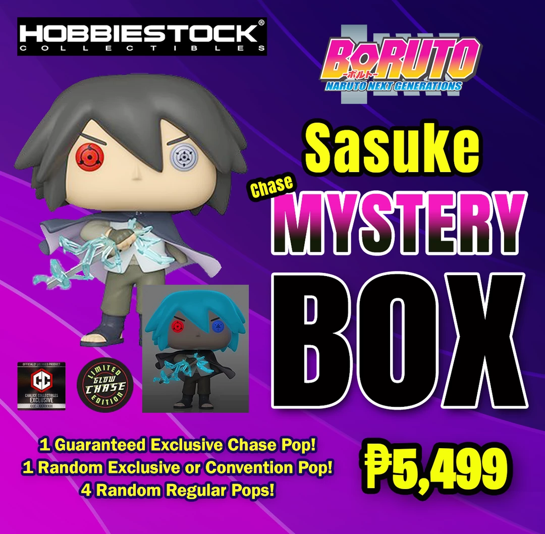 Hobbiestock Collectibles Funko Pop Funko Boruto Sasuke Chase Mystery Box 3 Hobbiestock Collectibles Funko Pop Funko Boruto Sasuke Chase Mystery Box